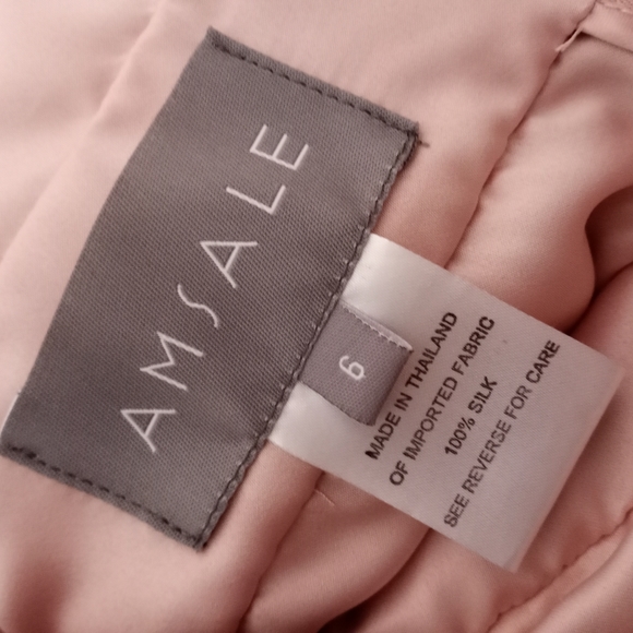 AMSALE Silk Maxi Dress - Picture 3 of 5